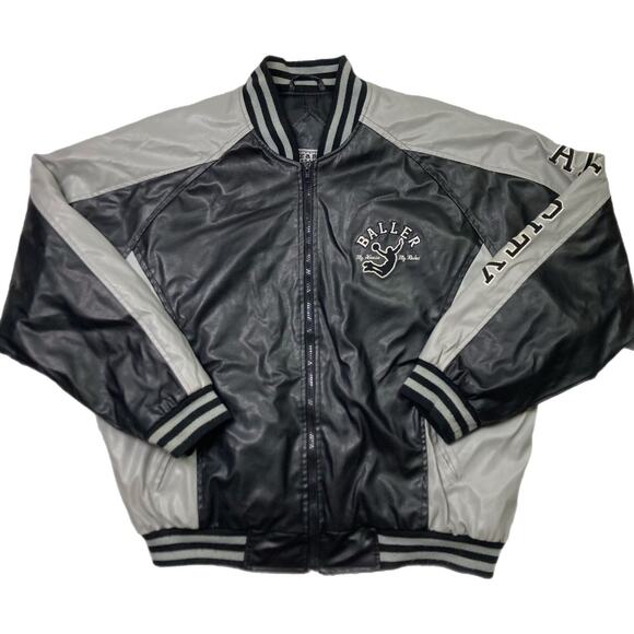 Steve & Barry’s ‘Baller’ Faux Leather Coat